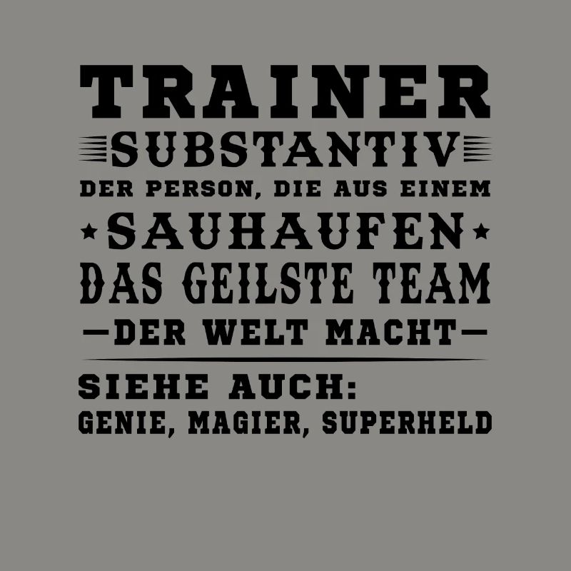 Bester Trainer Tshirt Coach Geschenk