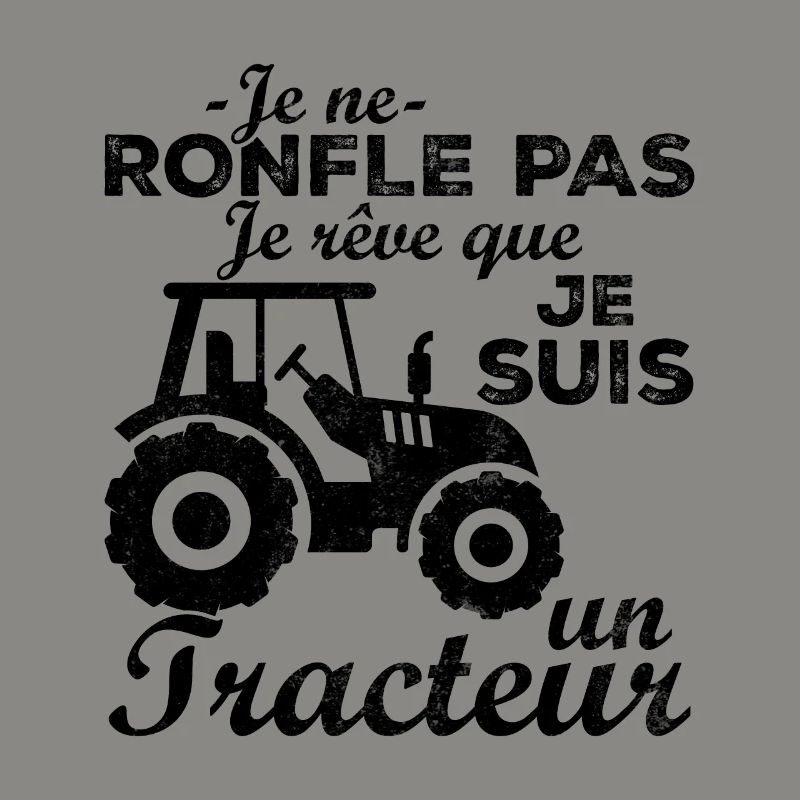 Ich schnarche nicht, ich träume, dass ich ein Traktor bin
