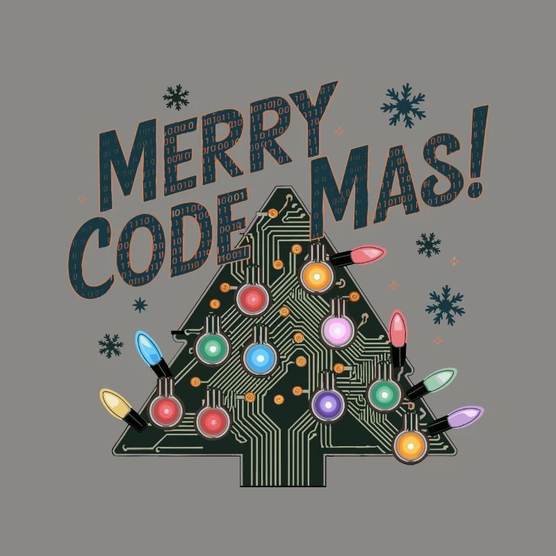 Weihnachten Merry Code Mas Festliche Feiertage