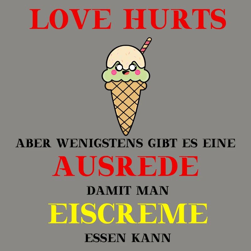 Eis Eiscreme Eistüte Geschenkidee lustig Trennung