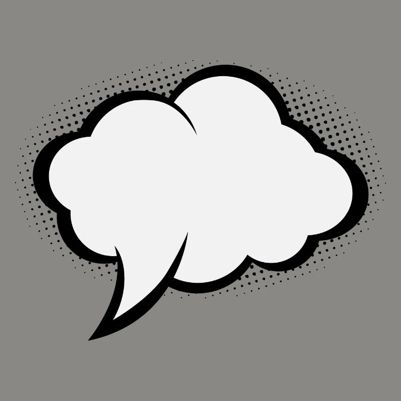 Bulle d'expression de bande dessinée