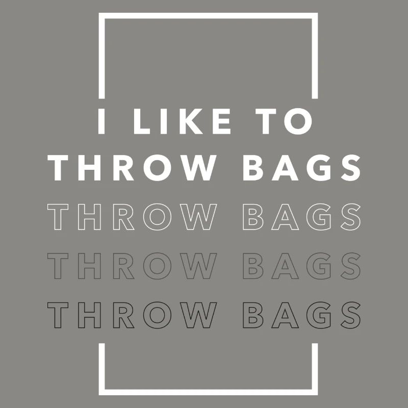 Cornhole Player Sack Tossing Cornhole Squad
