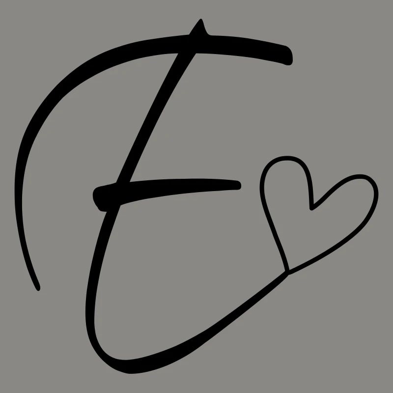 Letter E Letter E Calligraphy
