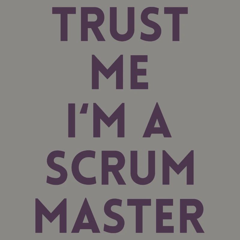 Trust me I'm a scrum master Geschenk Computer Code