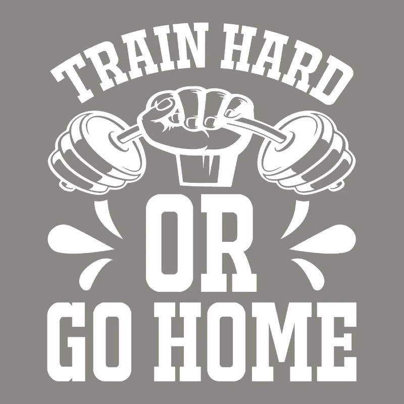 Trainiere hart oder geh nach Hause -