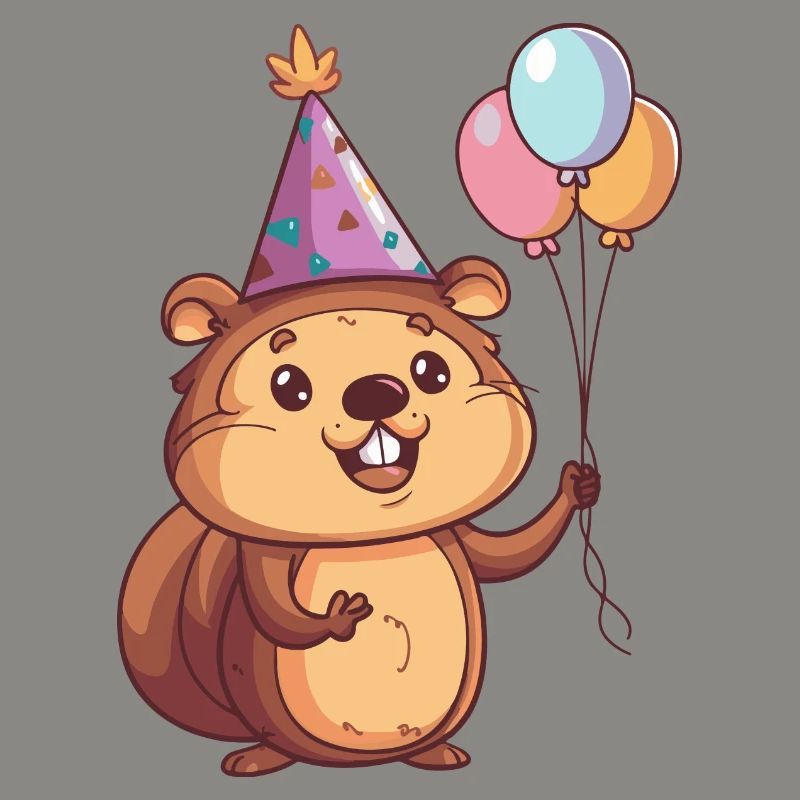 Biber Geburtstag Comic