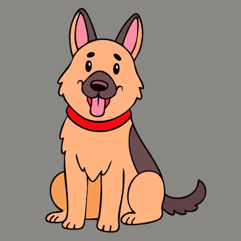 Cute German Shepherd (comic)