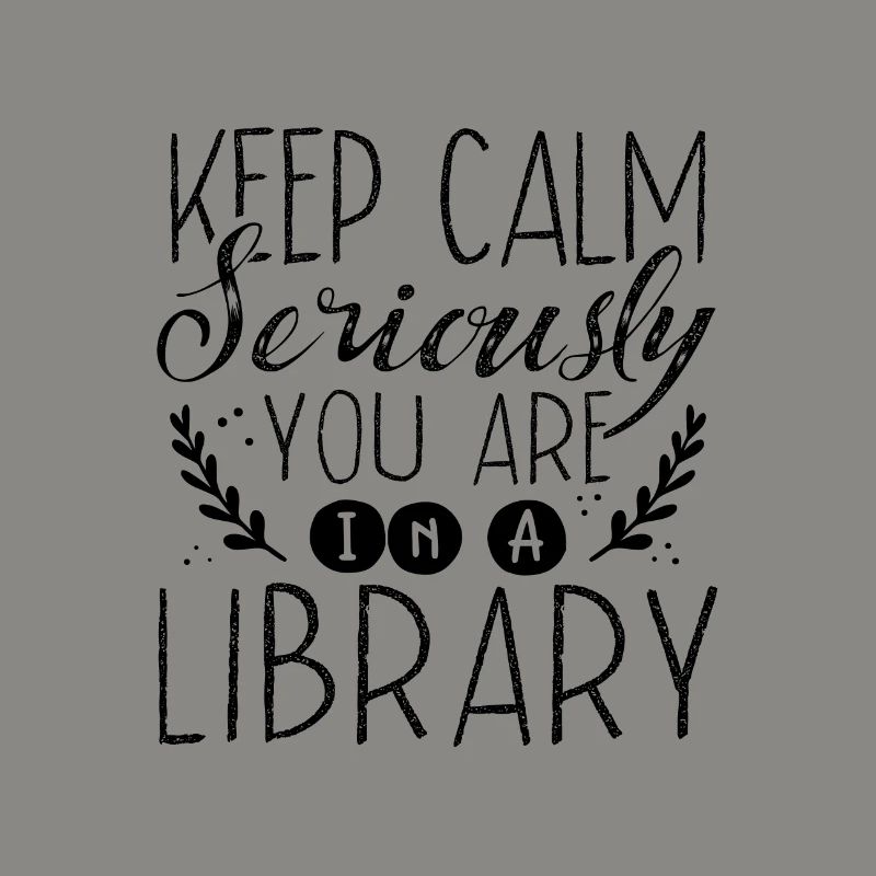 Librarian Gift Keep Calm In A Library Book Lover