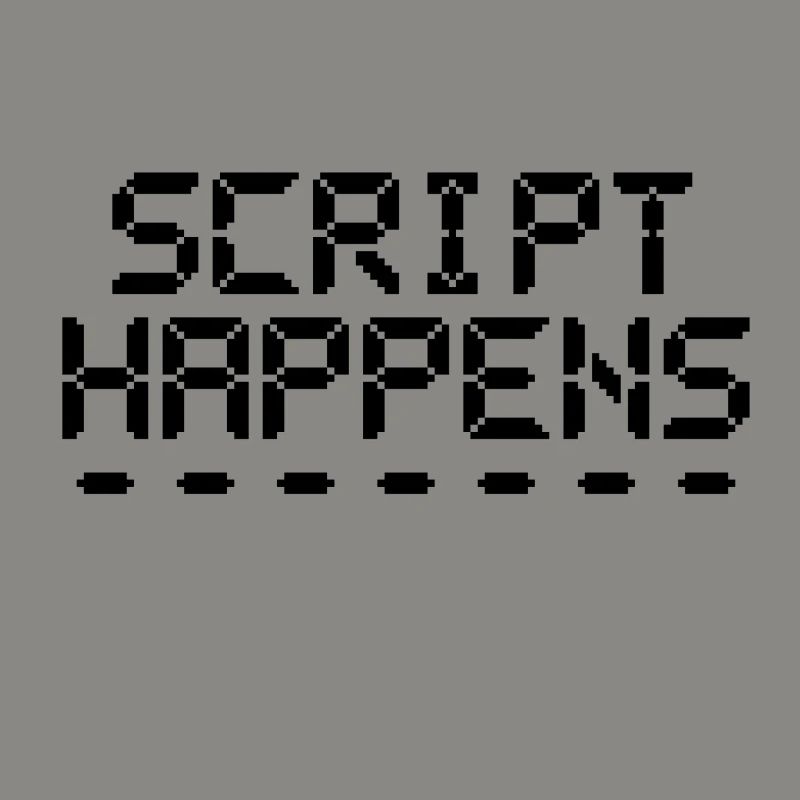 Computerprogrammierskript passiert Programmierer