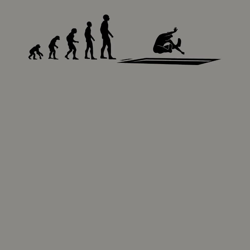 Evolution Weitsprung Athlet - Geschenk