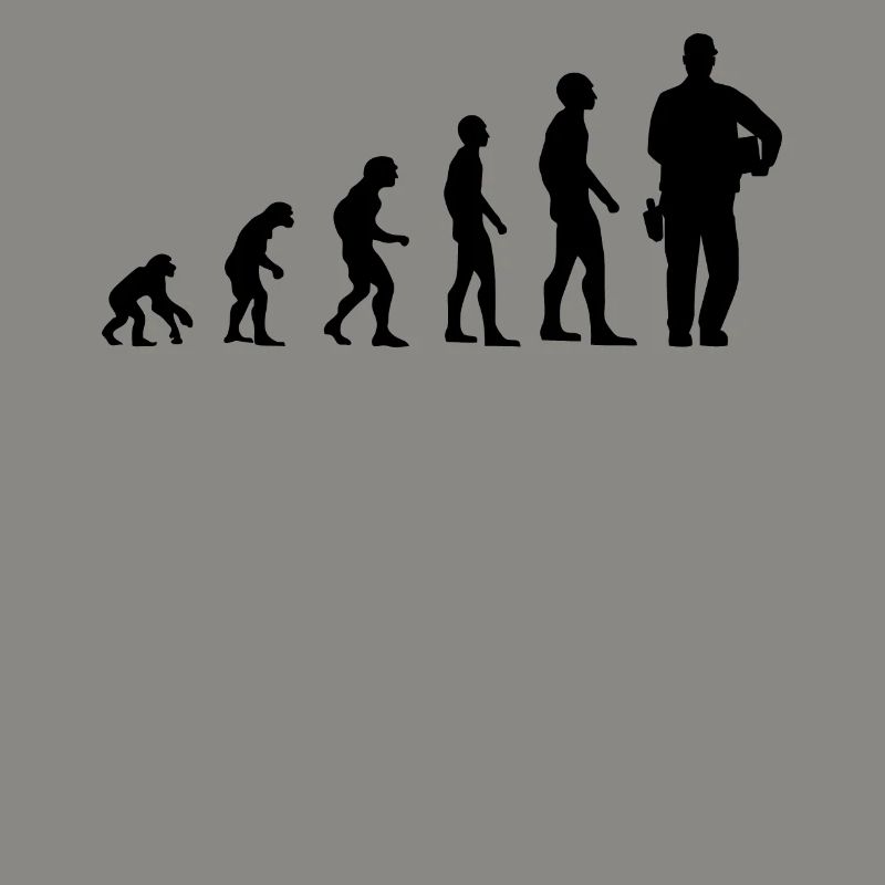 Postbote Evolution Zusteller Briefträger Geschenk