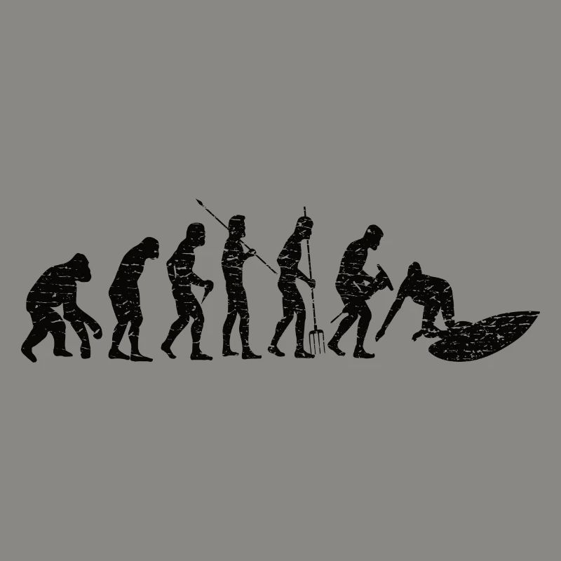 Surfer Evolution Surfing Surfboard Surfboard