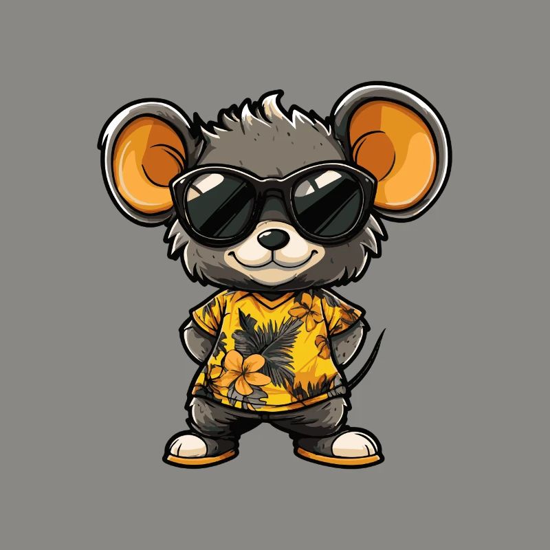 Mouse Comic Cool Summer