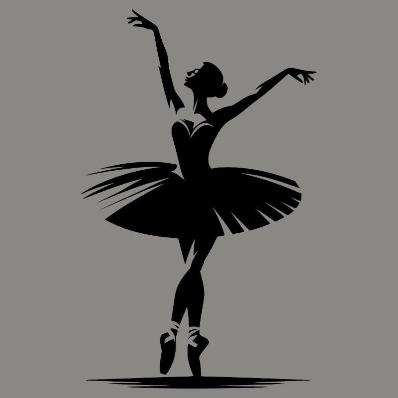 Danseuse avec élégance et pose de danse classique