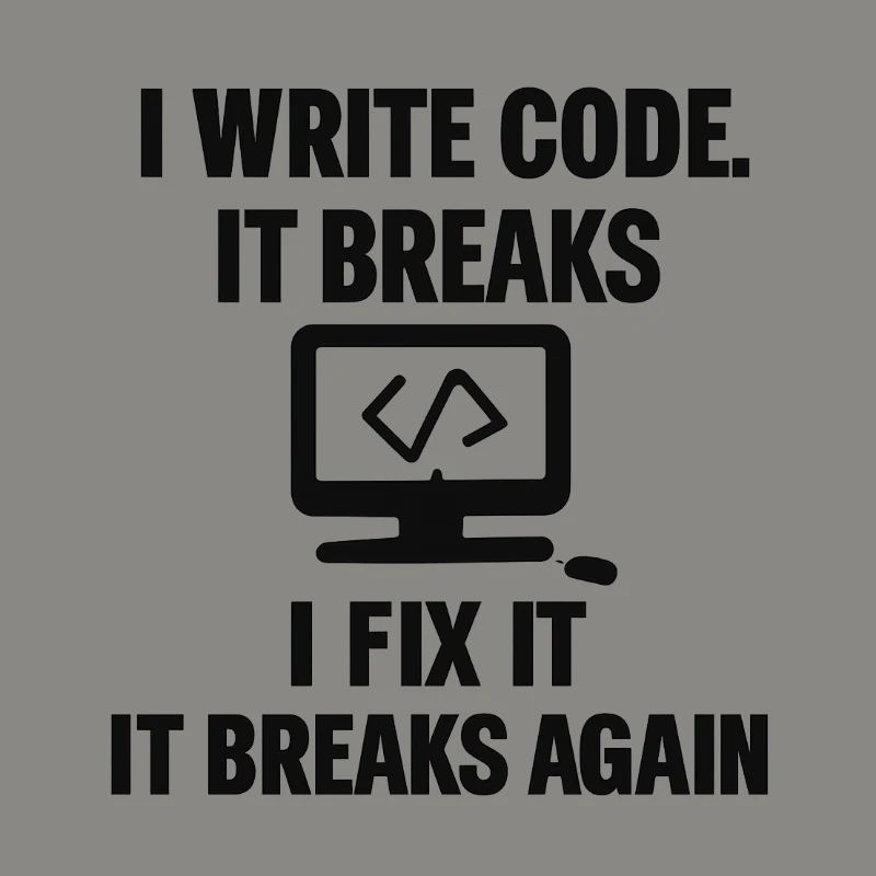 I Write Code – Funny Programmer T-Shirt