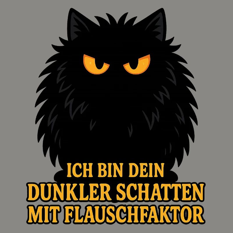 Dark shadow with fluff factor – cat