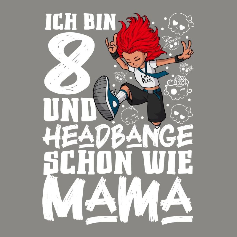 Ich bin 8 - Mädchen Rocker