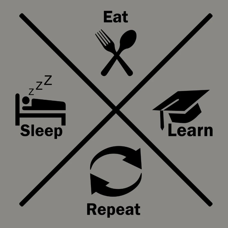 Learn learn sleep cramming gift idea