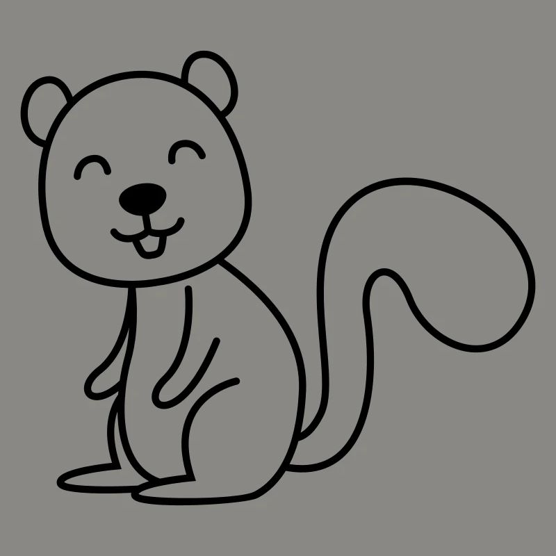 Eichhörnchen Comic Tier