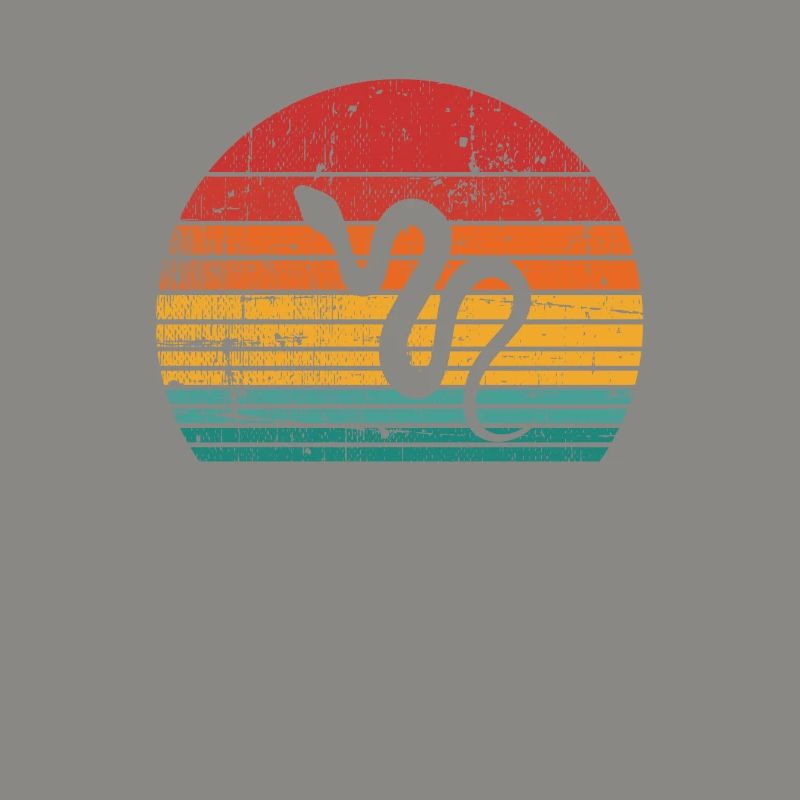 Snake Retro Reptile Python Idée cadeau