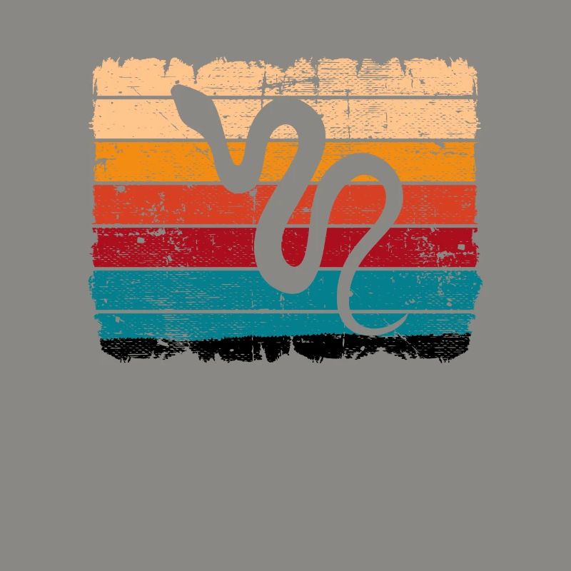 Snake Retro Reptile Python Idée cadeau