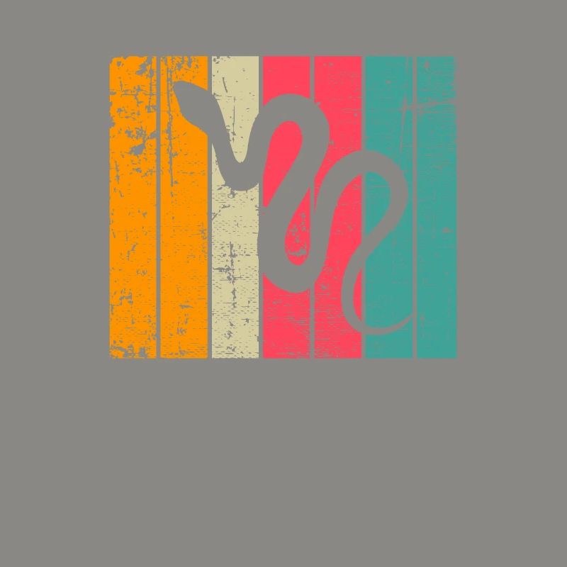 Snake Retro Reptile Python Idée cadeau