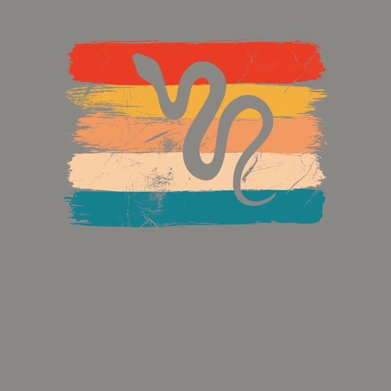 Snake Retro Reptile Python Idée cadeau