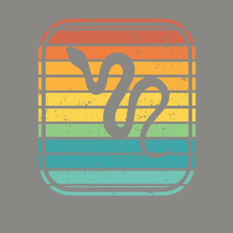 Snake Retro Reptile Python Idée cadeau