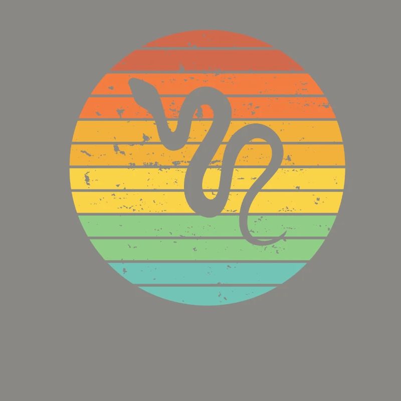 Snake Retro Reptile Python Gift idea