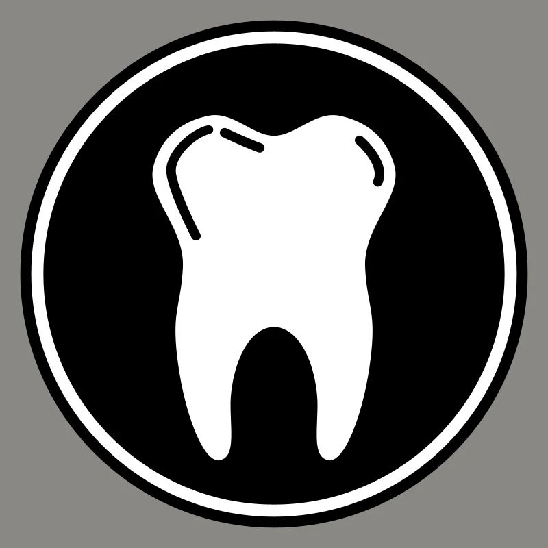 Symbole d'icône de dent
