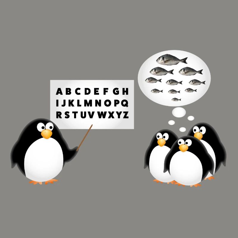 Schule - Pinguin
