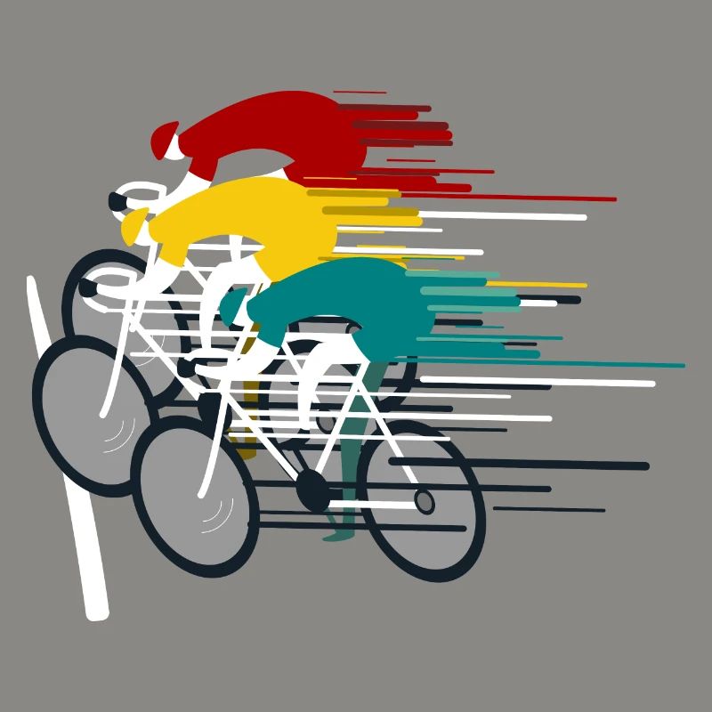 Course cycliste cible sprint objectif ligne d'arrivée roue de vélo de route