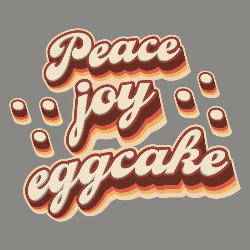 Peace Joy Eggcake