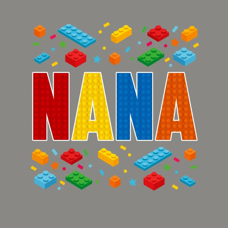 Nana brique constructeur grand-mère créative amant de blocs