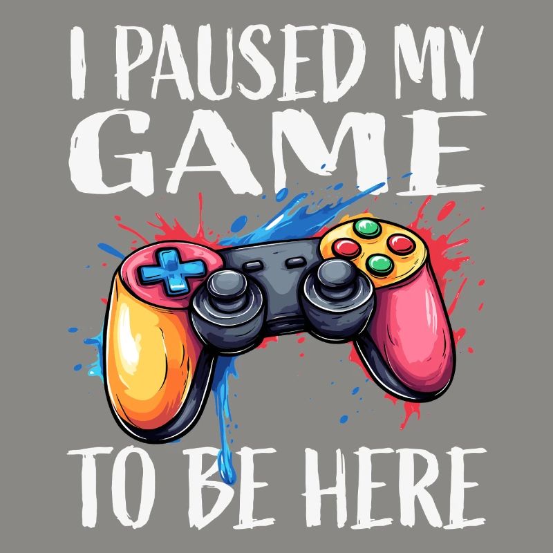 Gamer Pause Controller Color Explosion