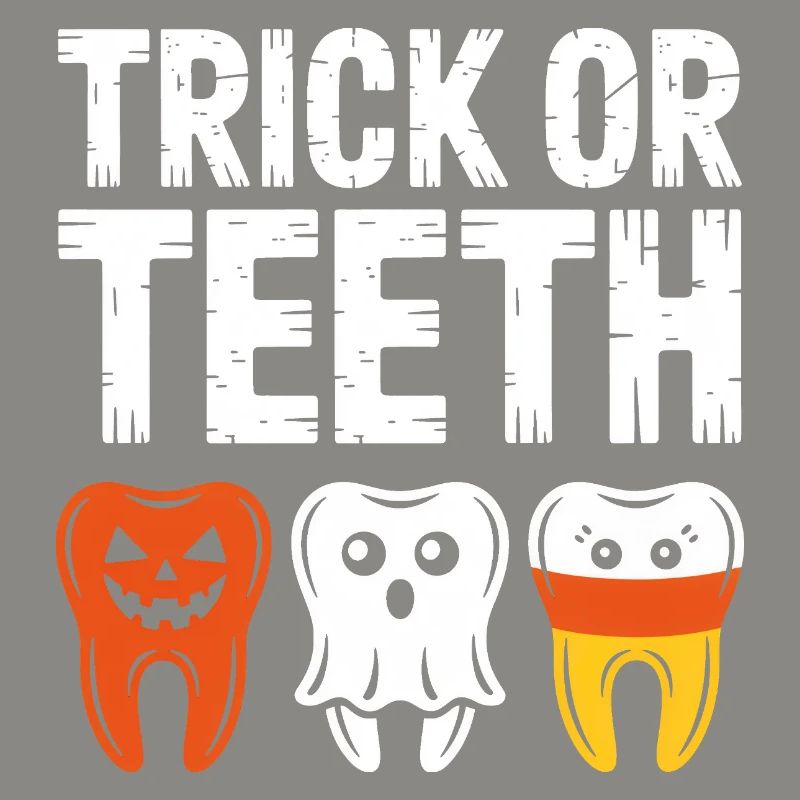 Trick oder Teeth Halloween-Trio