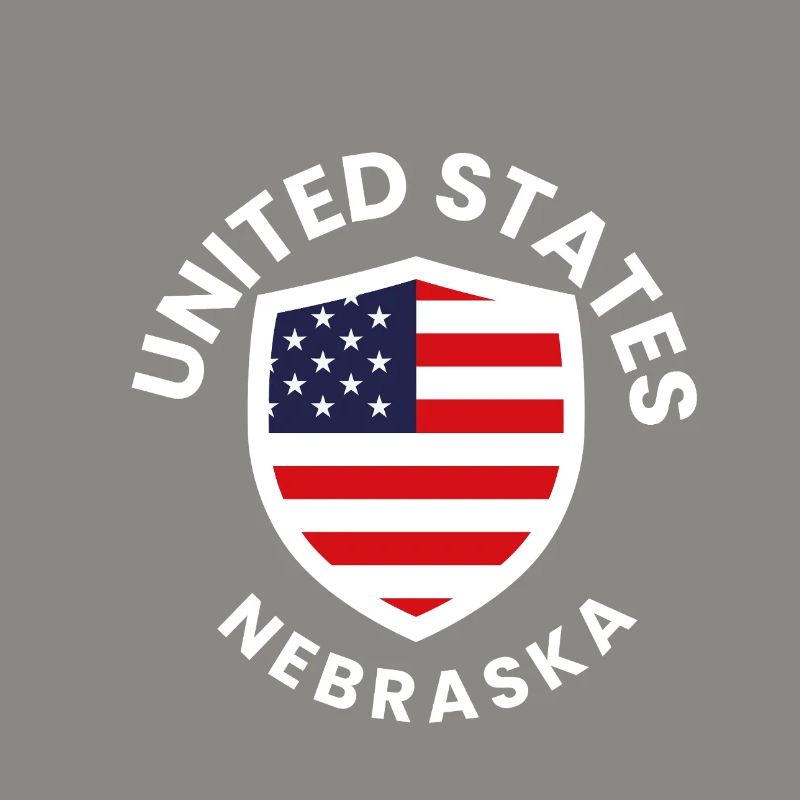 Nebraska Flag Shield Patch