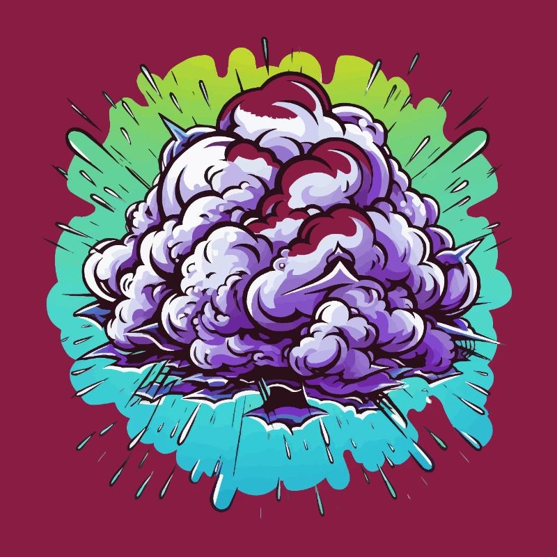 Explosion de la Boule de Brume Violette