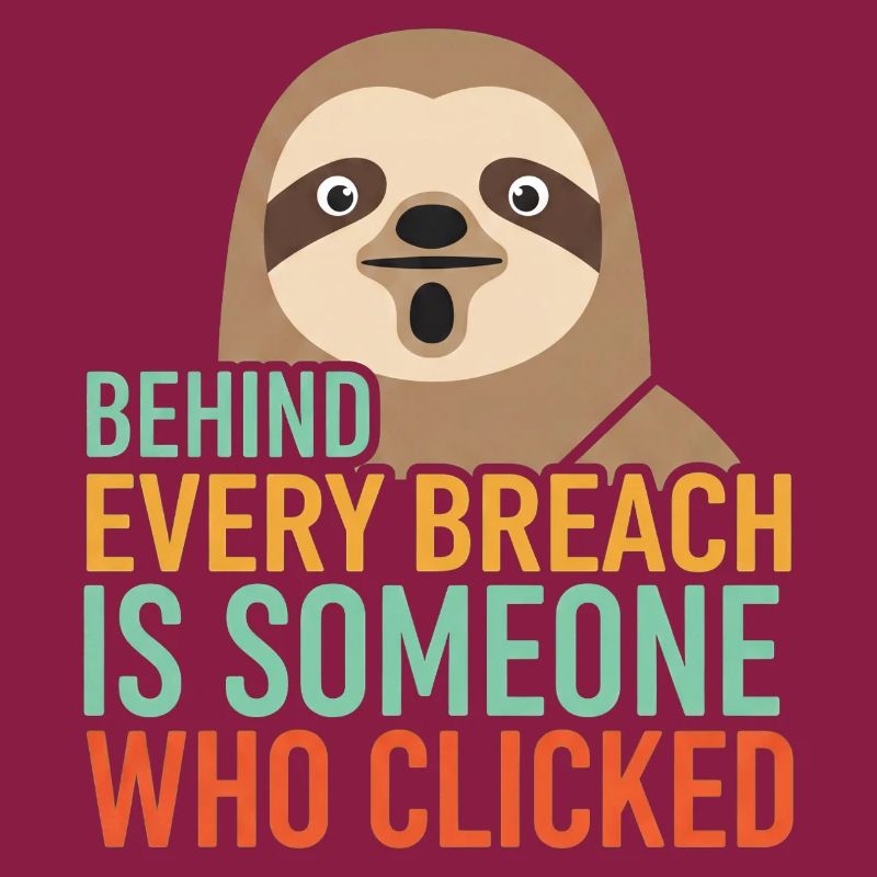 Behind Every Breach Sloth IT Security