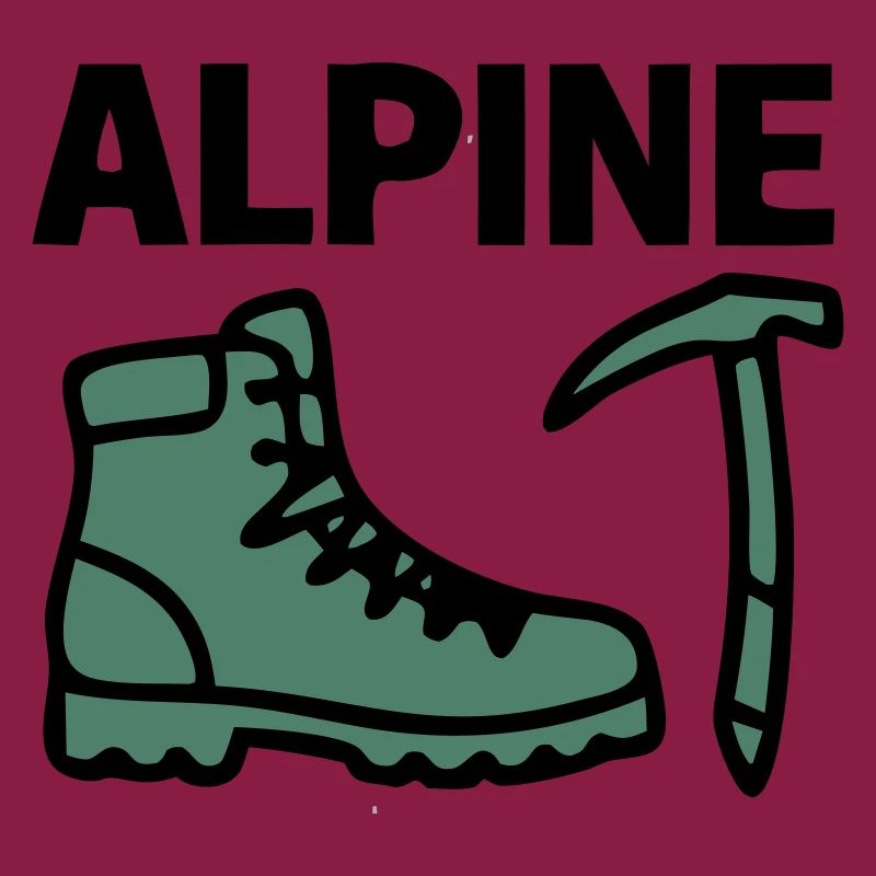 Wanderschuh Eispickel Alpine Bergsteigen Klettern