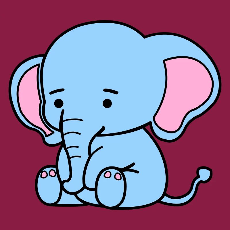 Éléphant mignon
