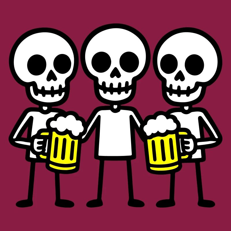 Skeleton Beer Drinking Team