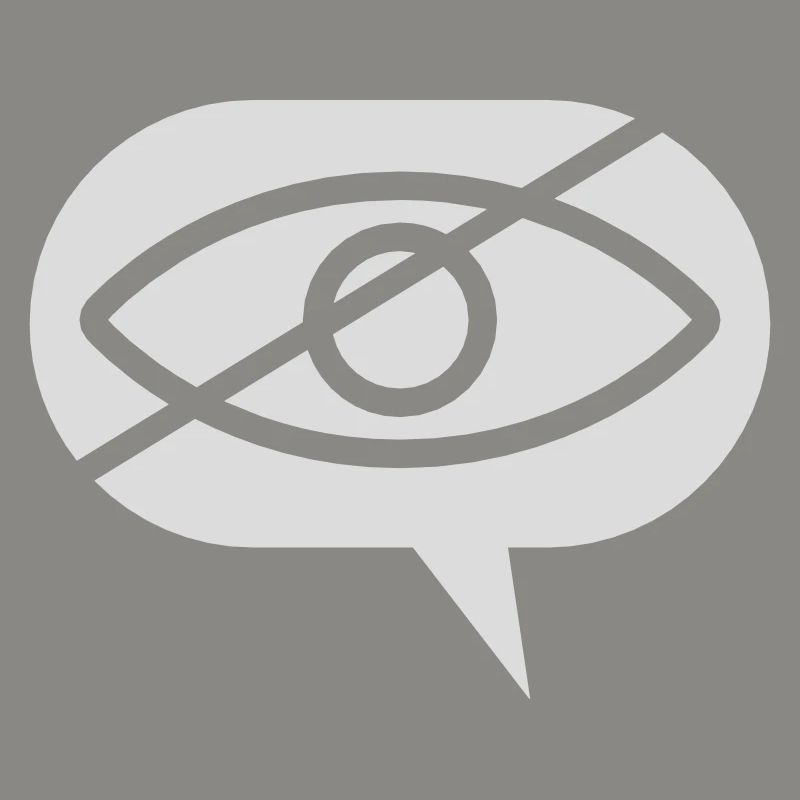 Interdit de regarder la bulle oculaire