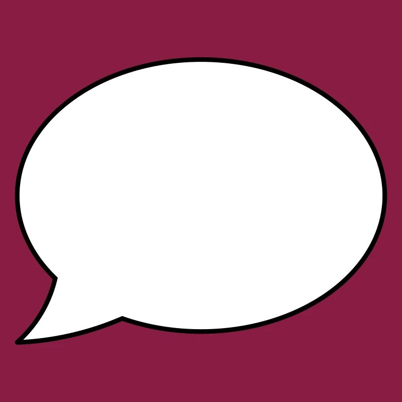 Speech bubble empty