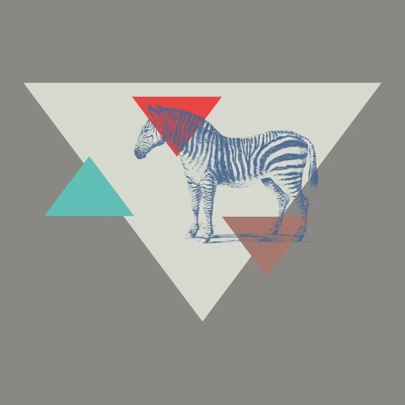 Conception de triangle de zèbre