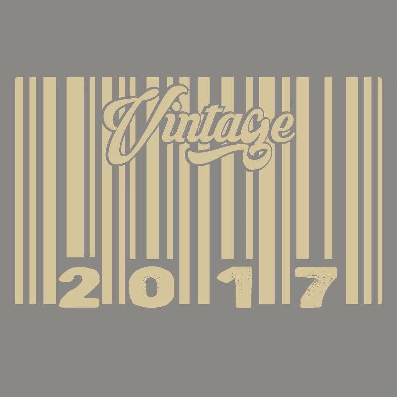 vintage 2017 Barcode 2017: Year 2025.