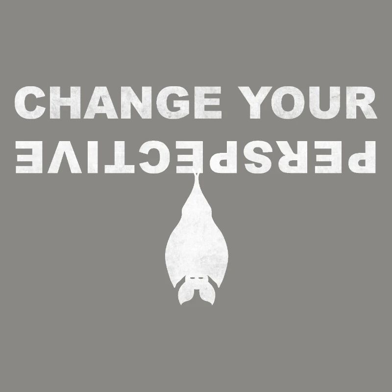 Change Your Perspective Bat Bat Mouse | White