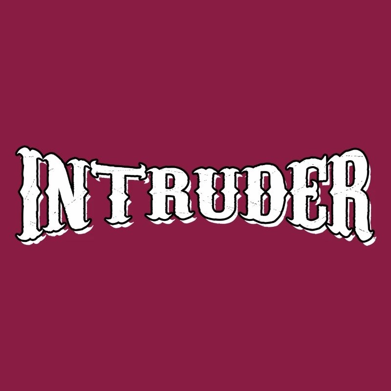 intruder hacker intruder clan sticker computer