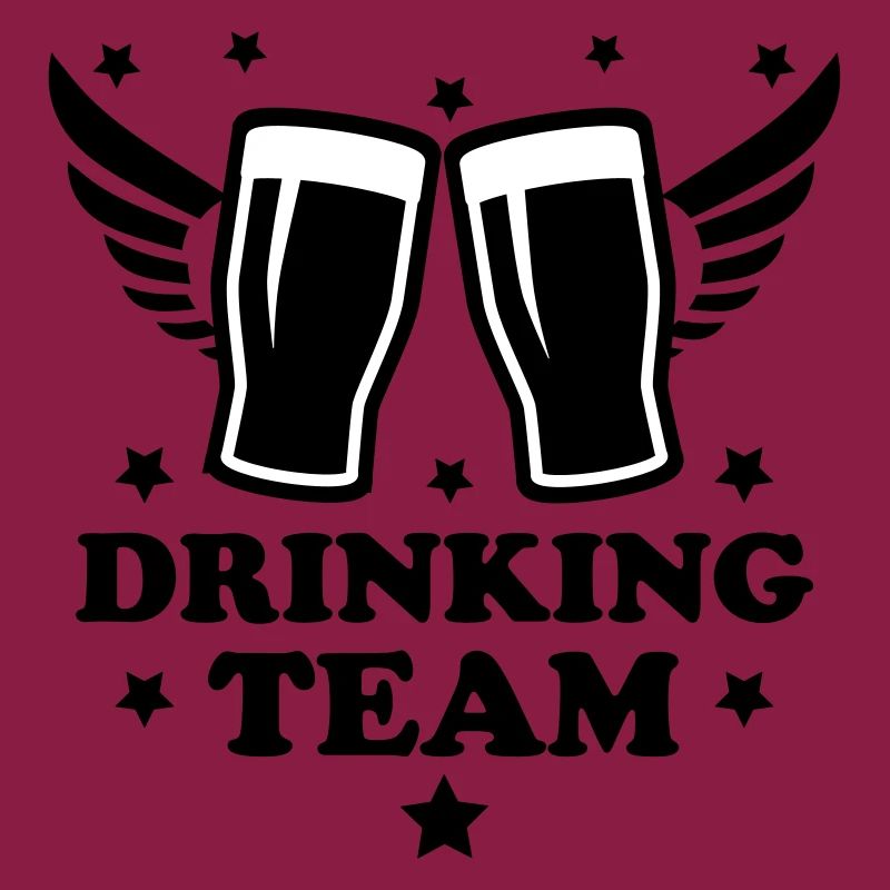 12 Drinking Team zwei glas Bier Prost