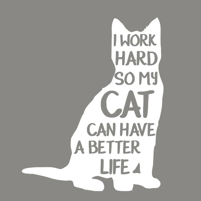 katze mit spruch
